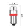 Allextreme EXBA1R2 BA9S LED Parking Light Super Bright Interior License Plate Wedge Dome Trunk Dashboard Bulb for Car Bike and Motorcycle (5W, Red, 2 PCS)