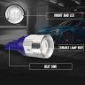 Allextreme EXT106B Universal T10 LED Parking Light 6 SMD Super Bright Interior Pilot License Plate Dome Indicator Lamp Bulb for Car Bike and Motorcycle (2W, Blue, 2 PCS)