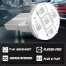 Allextreme EXT10R2R Universal T10 LED Parking Light 5 SMD Super Bright Interior Pilot License Plate Dome Indicator Lamp Bulb for Car Bike and Motorcycle (3W, Red, 2 PCS)