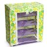 Allextreme Portable Folding 4 Layer and 5 Layer Tier Shoe Rack with Wardrobe Cover (Two Racks) Colors As Per Stock