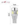 Allextreme EXT106W Universal T10 LED Parking Light 6 SMD Super Bright Interior Pilot License Plate Dome Indicator Lamp Bulb for Car Bike and Motorcycle (2W, White, 2 PCS)
