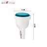 Allextreme EXTPL2B Universal T10 LED Parking Light Super Bright Interior Pilot License Plate Dome Indicator Lamp Bulb for Car Bike and Motorcycle (1W, Blue, 2 PCS)