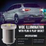 Allextreme EXSMD2W BA9S LED Parking Light Super Bright 5 SMD Interior Pilot License Plate Dome Indicator Lamp Bulb for Car Bike and Motorcycle (2W, White, 2 PCS)