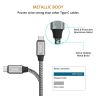 Allextreme Type C Nylon USB Data Cable with 2A Super Fast Charging and Data Transfer Speed for OnePlus (3.2 Feet, Black)