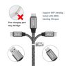 Allextreme Type C Nylon USB Data Cable with 2A Super Fast Charging and Data Transfer Speed for OnePlus (3.2 Feet, Black)