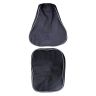 Allextreme PU Leather Bike Seat Cover Thick Cushioning Anti-Slip Water-Resistant Shock Absorbent with Brand Name Design for Royal Enfield