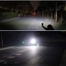 AllExtreme EXFSUL1 Motorcycle LED Headlight Super Bright CREE Chip Off Road Driving Fog Lamp for Night Driving (20W, White Light, 1 PC)
