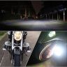 AllExtreme EXFSUL1 Motorcycle LED Headlight Super Bright CREE Chip Off Road Driving Fog Lamp for Night Driving (20W, White Light, 1 PC)