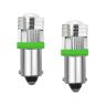 Allextreme EXBA9SG7 BA9S LED Parking Light Super Bright 6 SMD Interior Pilot License Plate Dome Indicator Lamp Bulb for Car Bike and Motorcycle (2W, Green, 2 PCS)