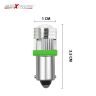 Allextreme EXBA9SG7 BA9S LED Parking Light Super Bright 6 SMD Interior Pilot License Plate Dome Indicator Lamp Bulb for Car Bike and Motorcycle (2W, Green, 2 PCS)