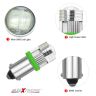 Allextreme EXBA9SG7 BA9S LED Parking Light Super Bright 6 SMD Interior Pilot License Plate Dome Indicator Lamp Bulb for Car Bike and Motorcycle (2W, Green, 2 PCS)
