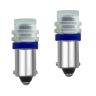 Allextreme EXBA9SB3 BA9S LED Parking Light Super Bright Car Interior License Plate Wedge Dome Trunk Dashboard Bulb for Car Bike and Motorcycle (2W, Blue, 2 PCS)