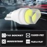 Allextreme EXT102B Universal T10 LED Parking Light Super Bright Interior Pilot License Plate Dome Indicator Lamp Bulb for Car Bike and Motorcycle (1W, Blue, 2 PCS)
