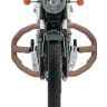 AllExtreme EXHLGR Heavy Duty Metal Leg Guard Front Bike Safety Crash Bar with Wrapped Brown Rope Compatible with BS3 and BS4 Model 350cc and 500cc