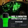 Allextreme EXT104G Universal T10 LED Parking Light 4 SMD Super Bright Interior Pilot License Plate Dome Indicator Lamp Bulb for Car Bike and Motorcycle (1W, Green, 2 PCS)5