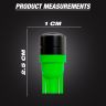 Allextreme EXT104G Universal T10 LED Parking Light 4 SMD Super Bright Interior Pilot License Plate Dome Indicator Lamp Bulb for Car Bike and Motorcycle (1W, Green, 2 PCS)5