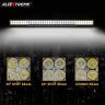 Allextreme EX80LF1 80 LED Fog Light Bar Off Road Driving Flood and Spot Combo Lamp for Jeep ATV SUV Truck Car Boat (240W, White Light, 1 PC)