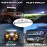 Allextreme EX80LF1 80 LED Fog Light Bar Off Road Driving Flood and Spot Combo Lamp for Jeep ATV SUV Truck Car Boat (240W, White Light, 1 PC)