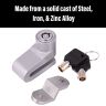 AllExtreme EXMDC1 Heavy Duty Disc Brake Lock Anti Theft Stainless Steel 8mm Pin Wheel Locking Security Lock for Bike and Motorcycle1(Color May Vary)