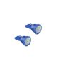 Allextreme EXT10B2 Universal T10 LED Parking Light COB Super Bright Interior Pilot License Plate Dome Indicator Lamp Bulb for Car Bike and Motorcycle (2W, Blue, 2 PCS)