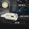 Allextreme EXT10SW Universal T10 LED Parking Light 10 SMD Super Bright Interior Pilot License Plate Dome Indicator Lamp Bulb for Car Bike and Motorcycle (3W, White, 2 PCS)