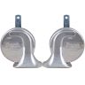 Allextreme 12V Car Truck Electric Vehicle Snail Air Horn Siren Sound Level 105-118Db/ 410Hz ± 20 For Motorcycle, Car, Boat (2Pcs)- Red