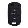 AllExtreme EX2KCHB Silicone Key Cover Remote Control Outer Shell Soft Fob Cover Case Protector Cool & Trendy Look (Black)