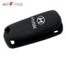 AllExtreme EX2KCHB Silicone Key Cover Remote Control Outer Shell Soft Fob Cover Case Protector Cool & Trendy Look (Black)