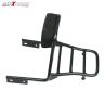 AllExtreme EXC2BC1 Heavy Metal Cushion Backrest Passenger Rear Seat Rest Support with Carrier Compatible for BS3 and BS4 Model Royal Enfield Bullet 350cc and 500cc (Black)