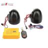 Allextreme EXMPH093 Motorcycle Led Audio Radio Bike Sound System Sd USB Mp3 12V Anti-Theft Alarm System Fm Handlebar Stereo Speaker Multifunction (Black)