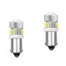 Allextreme EXBA9W2 LED Parking Light Super Bright Interior Pilot License Plate Dome Indicator Lamp Bulb for Car Bike and Motorcycle (3W, White, 2 PCS)