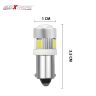 Allextreme EXBA9W2 LED Parking Light Super Bright Interior Pilot License Plate Dome Indicator Lamp Bulb for Car Bike and Motorcycle (3W, White, 2 PCS)