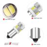 Allextreme EXBA9W2 LED Parking Light Super Bright Interior Pilot License Plate Dome Indicator Lamp Bulb for Car Bike and Motorcycle (3W, White, 2 PCS)