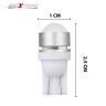 Allextreme EXT10CW Universal T10 LED Parking Light Ceramic Super Bright Interior Pilot License Plate Dome Indicator Lamp Bulb for Car Bike and Motorcycle (1W, White, 2 PCS)