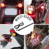 AllExtreme EXLPL053 Universal Licence Plate LED Light Strip with 48 SMD LEDs for Brake Stop Turn Signal (8 Inches, DC 12V, 8 Inch)