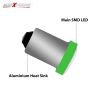 Allextreme EXBA9PG BA9S LED Parking Light Super Bright Car Interior License Plate Wedge Dome Trunk Dashboard Bulb for Car Bike and Motorcycle (3W, Green, 2 PCS)