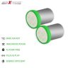 Allextreme EXBA9PG BA9S LED Parking Light Super Bright Car Interior License Plate Wedge Dome Trunk Dashboard Bulb for Car Bike and Motorcycle (3W, Green, 2 PCS)