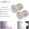 Allextreme EXTT1W2 BA9S LED Parking Light Super Bright 4 SMD Car Interior License Plate Wedge Dome Trunk Dashboard Bulb for Car Bike and Motorcycle (1W, White, 2 PCS)