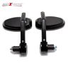 AllExtreme EXBHMB1 Universal 7/8 Inch Handlebar Motorcycle Rear View Side Mirrors Set Compatible for Bullet Classic Electra Standard 350cc & 500cc (Black, 2 PCS)