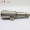 AllExtreme EXLGE51 51mm Inlet Long Launcher Grenade Shape Exhaust Pipe Muffler Silencer Compatible for Scooter Motorbike Dirt Bike ATV Quad Bike (Silver)