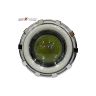 Allextreme EXDRPWB1 High Intensity Led Projector Lamp Stylish Dual Ring COB LED Headlight with Hi/Low Beam and Flasher Function for All Bikes (15W, White & Blue)