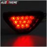 Allextreme EX12TL1 12 LED Car Blinking Brake Light Triangle F1 Style Rear Tail Brake Lamp 12V Universal Fit for All Cars (Red)