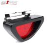 Allextreme EX12TL1 12 LED Car Blinking Brake Light Triangle F1 Style Rear Tail Brake Lamp 12V Universal Fit for All Cars (Red)