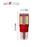 Allextreme EXW5WP2 Universal T10 LED Parking Light 57 SMD Super Bright Interior Pilot License Plate Dome Indicator Lamp Bulb for Car Bike and Motorcycle (5W, White, 2 PCS)