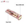 Allextreme EXT10WL Universal T10 LED Parking Light 19 SMD Super Bright Interior Pilot License Plate Dome Indicator Lamp Bulb for Car Bike and Motorcycle (5W, White, 2 PCS)