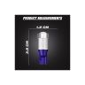 Allextreme EXT10B4 Universal T10 LED Parking Light 8 SMD Super Bright Interior Pilot License Plate Dome Indicator Lamp Bulb for Car Bike and Motorcycle (4W, Blue, 2 PCS)
