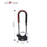 Allextreme EXSSUSL Heavy Duty U Lock, Shocker Lock for with Transit Frame Mount Bracket