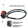 Allextreme 18 Watt 6 LED CREE Fog Light Drl Lamp with On Off Button Switch for All Motorcycles, Atv, Boats & Cars (White)