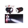 Allextreme EXU3R2P U3 CREE LED Fog Light Universal Waterproof Headlamp with Mounting Brackets for Motorcycle and Cars (9W, White & Red Light, 2 PCS)
