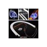 Allextreme 2Pcs 60Cm (24") Car Headlight Led Tube Strip, Flexible Drl Daytime Running Silica Gel Strip Light,(Yellow- White)